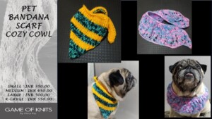 Pet Bandana, Scarf, Cozy Cowl